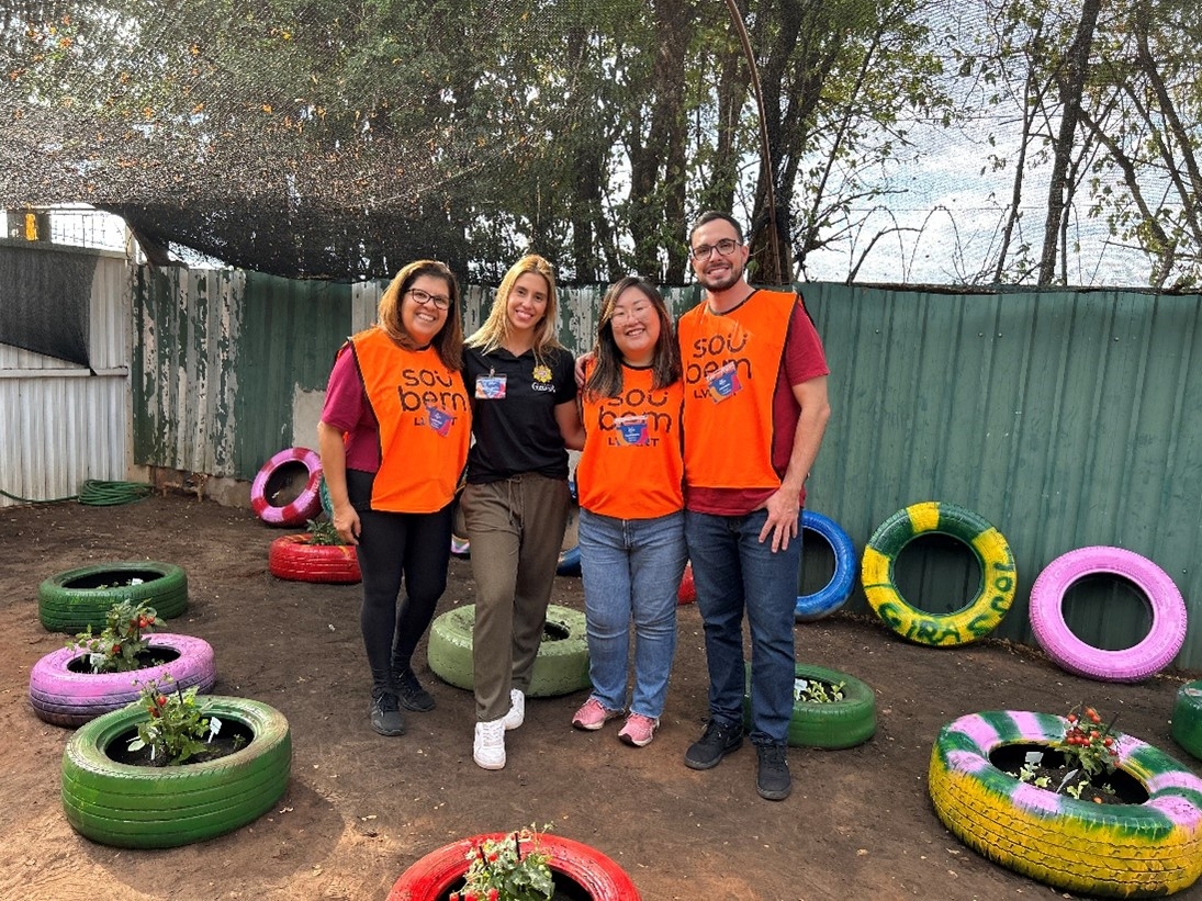 Lwart Soluções Ambientais se uniu ao Projeto Girassol em Bauru para um “dia de fazer o bem”